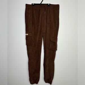 Brown Cargo Track Joggers